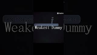 Weakest dummy training arc capcuttemplate [upl. by Adiene76]