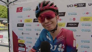 Cecilie Uttrup Ludwig  Interview at the start  Stage 3  Tour de Suisse Women 2024 [upl. by Bacon]