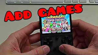 Anbernic  How to add games Roms for Emulator RG35XX plus [upl. by Hedve]