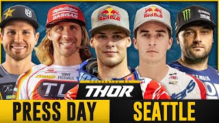 2024 Seattle Supercross  Press Day ft Lawrence Webb Barcia [upl. by Lida]