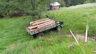 Schilter 1800 beim Holzfahren [upl. by Lietman]