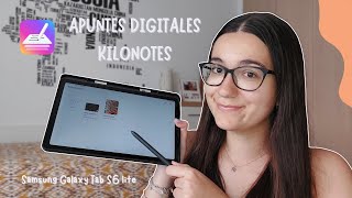 KILONOTES APUNTES DIGITALES AESTHETIC ✍🏻  Samsung Galaxy Tab S6 lite [upl. by Anayek]