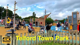 Telford Town Park Telford Shropshire Walk England in 4K [upl. by Steiner]