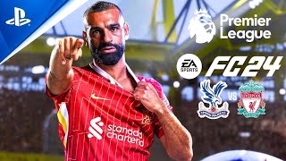 Salah Nets Hattrick  Crystal Palace vs Liverpool  Premier League 2024 Full Match  PS5™ 4K60 [upl. by Sedda]