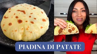 PIADINA DI PATATE  SENZA FARINA ricetta SENZA GLUTINE [upl. by Haimirej]