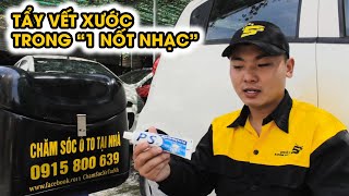 XÓA VẾT XƯỚC XE ÔTÔ TRONG quot1 NỐT NHẠCquot  Chăm Sóc Xe 5S [upl. by Newra797]