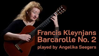 Francis KLEYNJANS Barcarolle No 2 op 60 Angelika Seegers on a Julian Dammann 2022 [upl. by Asle830]