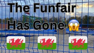 TOWYN FUNFAIR HAS GONE  TOWYN  rhyl northwales towyn funfair [upl. by Aggappe]