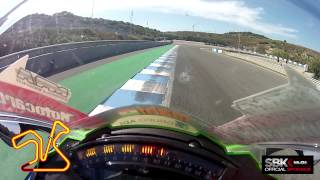 Nilox F60 action cam in SBK Jerez Preview Lap [upl. by Boony]