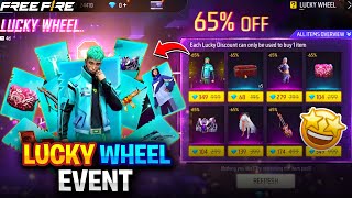 LUCKY WHEEL MYSTERY SHOP EVENT FF NARUTO COLLAB UPDATE EVENT 2024 FREE FIRE  FF NEW EVENT [upl. by Holmen]