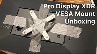 Apple Pro Display XDR VESA Mount Adapter Unboxing [upl. by Yelime]