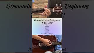 Strumming Pattern for Beginners  Rajat Mahajan  shorts guitartutorial [upl. by Hagen]