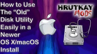 How to Easily Use the Old Disk Utility in El Capitan [upl. by Buller]