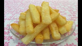 PURÉ y MAIZENA mira el resultado PAPAS FRITAS CRUJIENTES  FÁCILES y DELICIOSAS ♥️  SIN GLUTEN [upl. by Maleki]