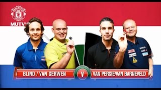 Robin van Persie  Raymond van Barneveld v Daley Blind  Michael van Gerwen Part One [upl. by Llerehs]