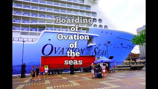 Boarding of Ovation of the seas [upl. by Diamante]