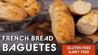 Crispy AND Chewy Gluten Free French Bread Baguette Recipe  Dairy Free Too  gf explorers [upl. by Robinson348]