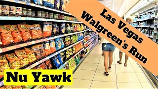 🟡 Las Vegas  Walgreens Run Come With Me As I Stock Up On Snacks amp Drinks For The Hotel amp Casino [upl. by Olwen981]