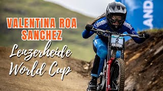 Lenzerheide Junior Women’s Downhill World Cup 2023 Finals  Valentina Roa Sanchez [upl. by Mori]