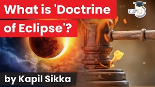 Doctrine of Eclipse in Indian Constitution explained Karnataka Judicial Service Exam KPSC J RPSC J [upl. by Goldie]