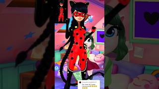 Bug Noir Miraculous Ladybug My Talking Angela 2 bugnoir miraculous ladybug miraculousladybug [upl. by Anelrahc]