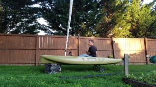 DIY hobie sail furler [upl. by Bernhard361]