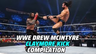 WWE Drew Mcintyre Claymore Kick Compilation [upl. by Granniah]