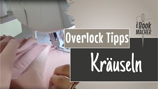 Einfach kräuseln mit der Overlock [upl. by Romelle]