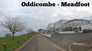 A drive with us production 050123 Oddicombe beach  Meadfoot beach real time Torquay South Devon [upl. by Crescin494]