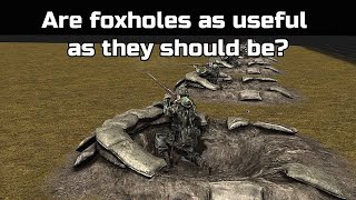 Gates of Hell Ostfront  How effective are fox holes  Late war rifles test [upl. by Auqinaj]