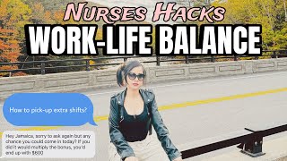 How to Pickup Extra Shifts for USRNs  Nurses Hacks WorkLife Balance [upl. by Sirhc]