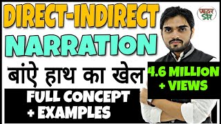 Direct and Indirect Speech in English Grammar  Narration in English Grammar  ChangesRulesConcept [upl. by Fortunio]