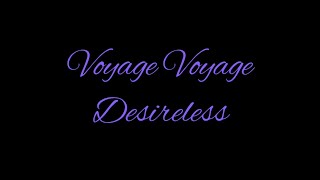 voyage voyage  lyrics  cifras [upl. by Shannen353]