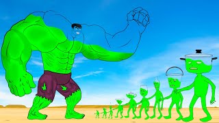 Evolution Of BIG HULK Vs Evolution Of MONSTER RADIATION  Returning From The Dead SECRET  FUNNY [upl. by Adlesirc]