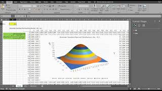 Excel  Bivariate Normal Distribution [upl. by Santos]