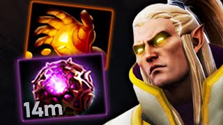 EZ 14MIN OCTARINE CORE  INVOKER vs PRIMAL BEAST MID  Dota 2 Invoker [upl. by Fital]