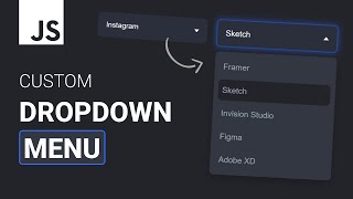 How To Make A Dropdown Menu From Scratch  HTML CSS Javascript [upl. by Llednahs]