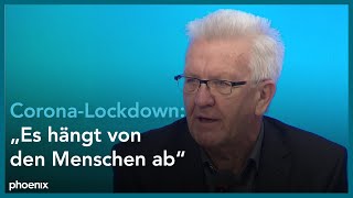 BadenWürttemberg Ministerpräsident Kretschmann und Innenminister Strobl zu aktuellen Themen [upl. by Narrad]