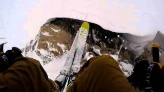 Owen Silitch Backflips into Corbets Couloir Jackson Hole [upl. by Jeramey]