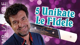 5 Wunderschöne Taschenmesser UNIKATE von Le Fidele Handmade in France [upl. by Notlrahc]