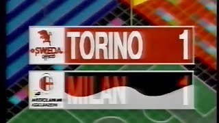 TorinoMilan 11 Bresciani Ancelotti del 13031988 dalla quotDomenica Sportivaquot [upl. by Macur943]