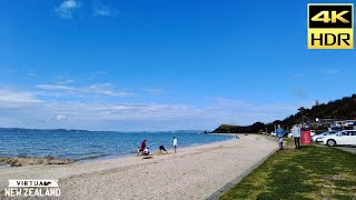 【4K HDR】Walk Tour Maraetai Beach East Auckland New Zealand [upl. by Ykcul810]