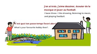 Learn French A Conversation About Hobbies learnfrench hobby conversation [upl. by Schou524]