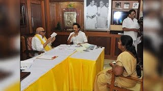 DMK keeps district secretaries away in interviews for assembly elections [upl. by Attelocin]