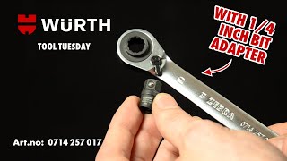 Double Ring Ratchet Wrench with Easy Single Handed Operation [upl. by Bondon]