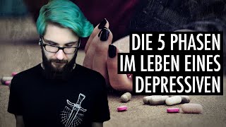 Die 5 Phasen einer Depression  Andre Teilzeit [upl. by Sirovat]