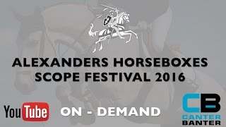 Alexanders Horseboxes Scope Festival  Great Coffee Children on Horses Championship [upl. by Littell]