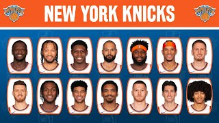 New York KNICKS New Roster 20232024  Player Lineup Profile Update as of October 26 [upl. by Yenttihw]