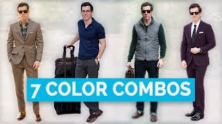 7 Best Clothing Color Combinations for Men  Color Matching Guide [upl. by Ahsyt]