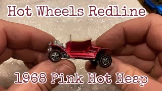 Hot Wheels 1968 Hot Heap Redlines Unboxing  Pink Hot Heap  Mail Call [upl. by Suiremed]